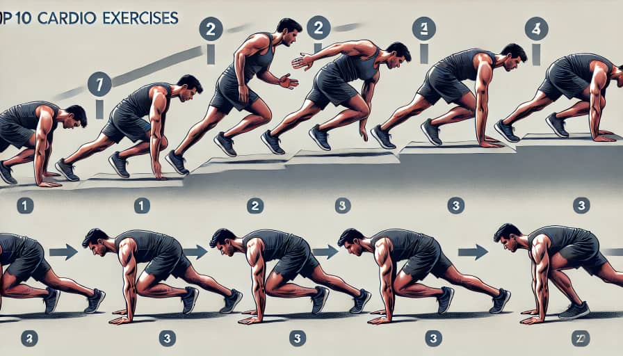 Top 10 Cardio training exercise Without Equipment